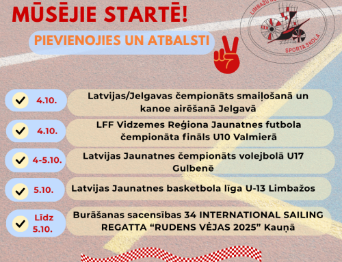 Mūsējie startē! Pievienojies un atbalsti!