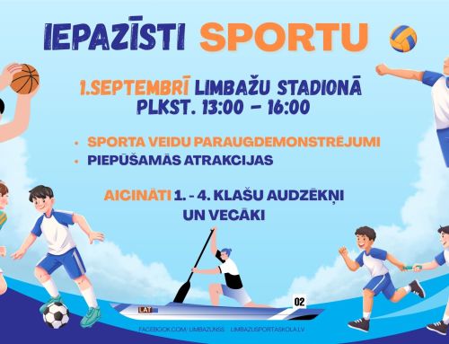 Aicinām jaunos sportistus uz pasākumu “Iepazīsti Sportu!”