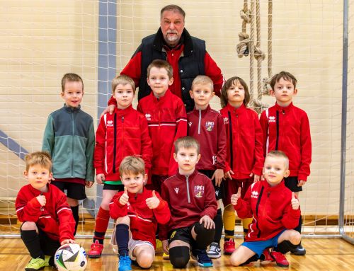 Visjaunākie futbolisti uzteicami aizvadījuši Vidzemes ziemas futbola festivālu