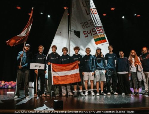 Burātāji startē Eiropas junioru čempionātā 420 klasē Nidā
