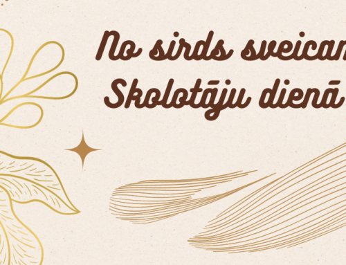 Sirsnīgi sveicam Skolotāju dienā!