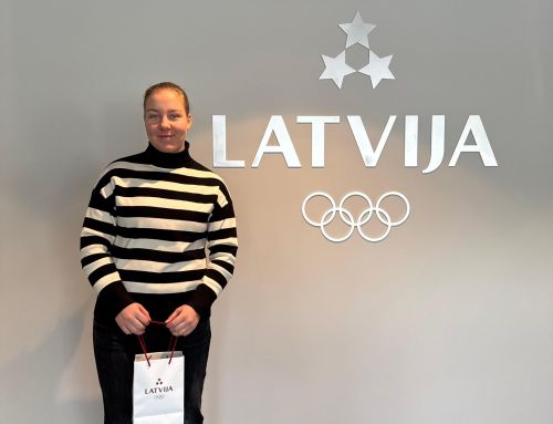 Mūsu audzēkne Beāte Skreitule radījusi Latvijas Jaunatnes Olimpiādes saukli