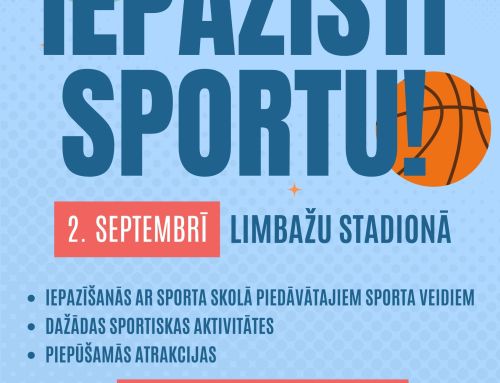 Pasākums “Iepazīsti sportu” 2. septembrī