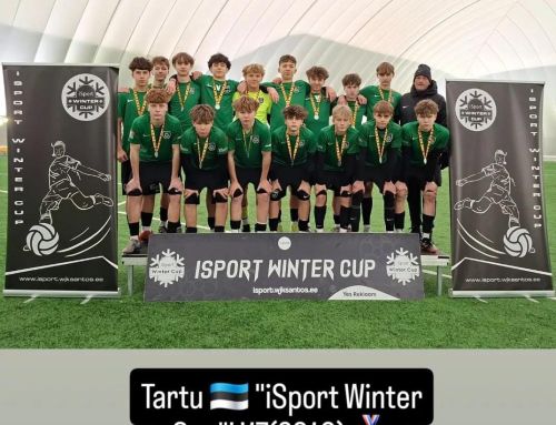 Limbažu novada sporta skolas futbolisti palīdz valmieriešiem turnīrā Tartu