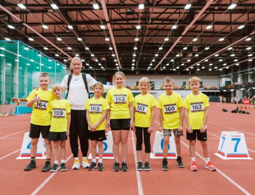 U10 vieglatlētiem Jaunatnes kausā medaļa, personīgie rekordi un vērtīga pieredze