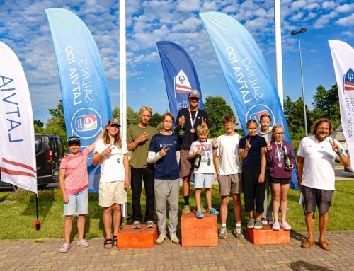 Latvijas atklātais čempionāts burāšanā mūsu sportistiem izvērties veiksmīgs