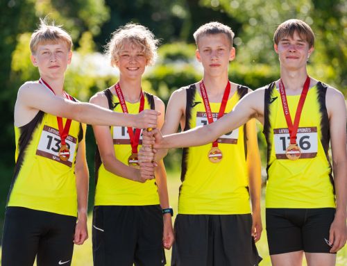Limbažu novada vieglatlēti Latvijas U16 čempionātā uzstāda jaunu valsts rekordu, izcīna čempionu titulus un vairākas godalgas