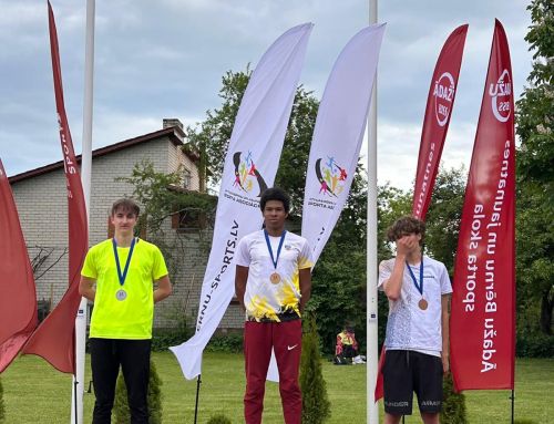 Sporta skolas vieglatlēti lieliski sevi pierāda Carnikavas čempionātā