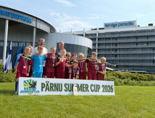 Jaunie futbolisti spoži aizvada “Pärnu Summer Cup 2026”