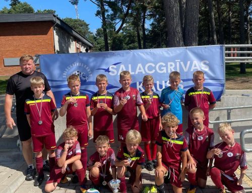 “Salacgrīvas kauss” pulcē  jaunos futbolistus no Latvijas un Igaunijas