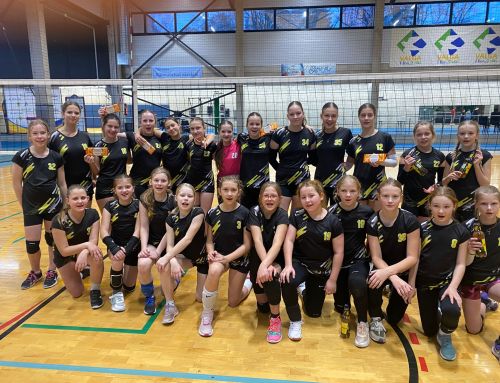 U12 un U14 volejbolistes sparīgi turpina starptautisko turnīru “VK Victooria Seriaal” Valgā