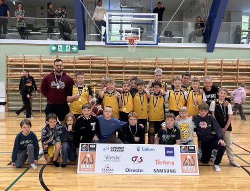 U12 Nord Cup Tallinn čempioni, U10 bronza!