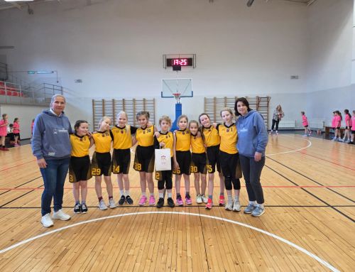 Basketbola turnīrā “Mini kauss” sacenšas U10 grupas meitenes